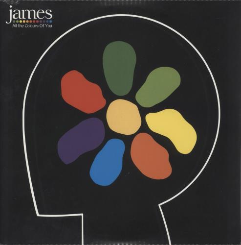 James All The Colours Of You - Red & Black Split Vinyl - Sealed + Autographed Print 2-LP vinyl record set (Double LP Album) UK JMS2LAL873519