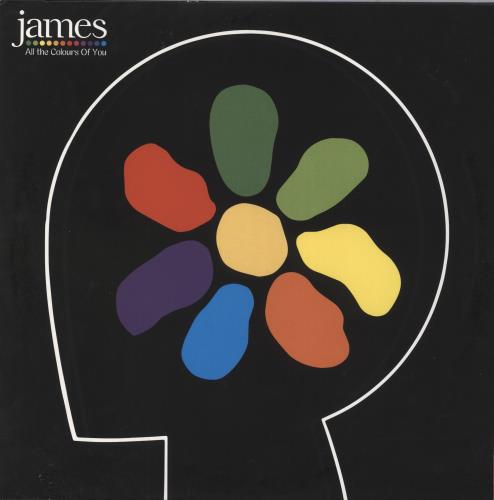 James All The Colours Of You - Red & Black Split Vinyl 2-LP vinyl record set (Double LP Album) UK JMS2LAL797944