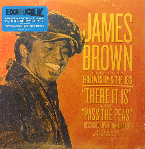 James Brown There It Is / Pass The Peas Record Store Day US 7" vinyl single (7 inch record