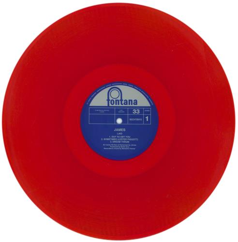 James Laid - Red Vinyl 2-LP vinyl record set (Double LP Album) UK JMS2LLA881073