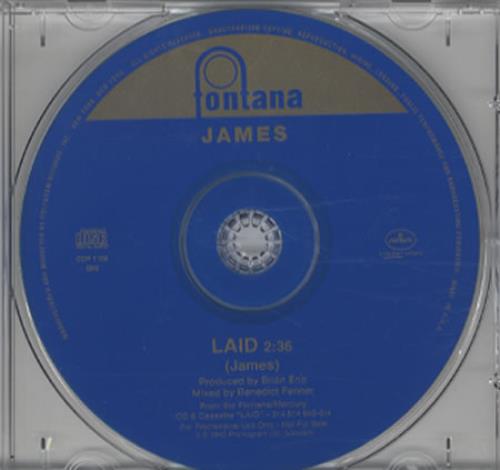 James Laid CD single (CD5 / 5") US JMSC5LA252393