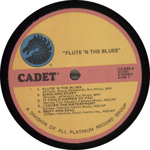 James Moody Flute 'n The Blues US vinyl LP album (LP record) (585079)