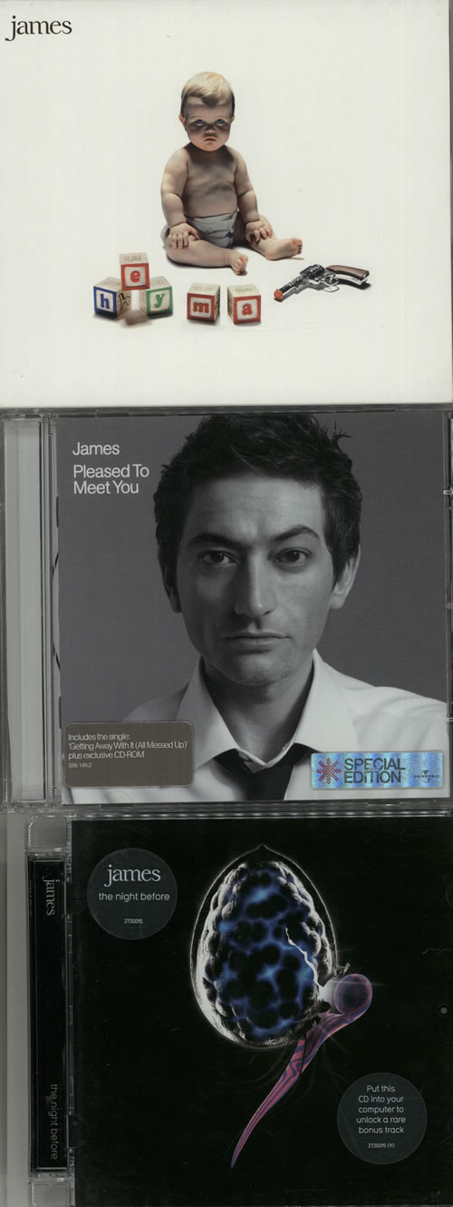 James Quantity Of 9 Albums 6-CD album set UK JMS6CQU632155