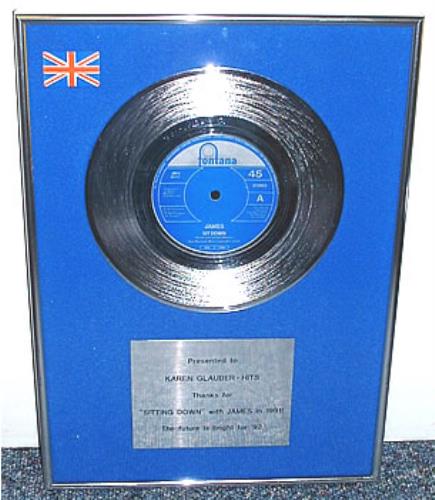 James Sit Down award disc UK JMSAWSI285487