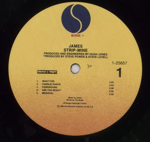 James Strip-Mine - EX vinyl LP album (LP record) UK JMSLPST742443