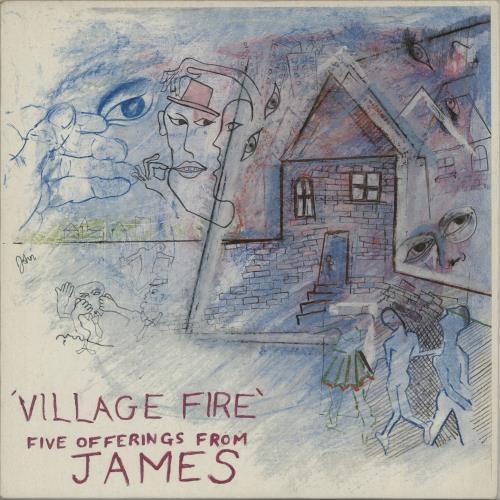 James Village Fire - EX 12" vinyl single (12 inch record / Maxi-single) UK JMS12VI645496