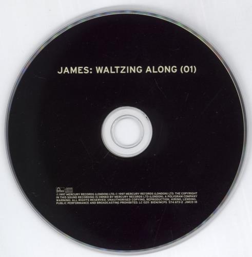 James Waltzing Along - Part One CD single (CD5 / 5") UK JMSC5WA175016