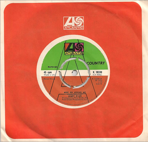Jamey Ryan Keep On Loving Me 7" vinyl single (7 inch record / 45) UK 2JR07KE486229