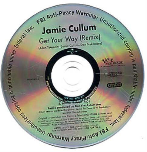 Jamie Cullum Get Your Way - Remix CD single (CD5 / 5") US JAEC5GE346115