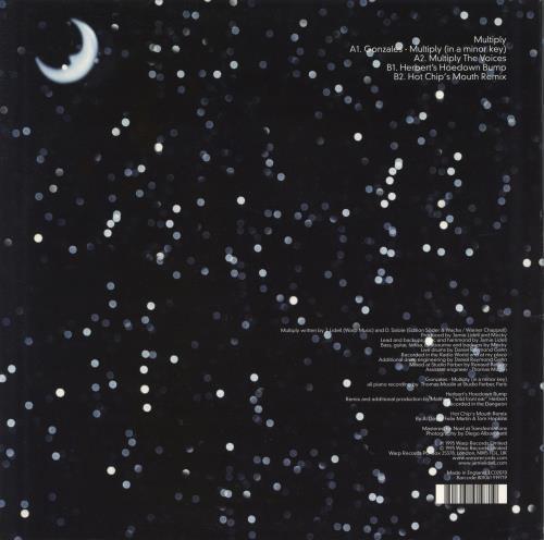 Jamie Lidell Multiply 12" vinyl single (12 inch record / Maxi-single) UK JVP12MU785462