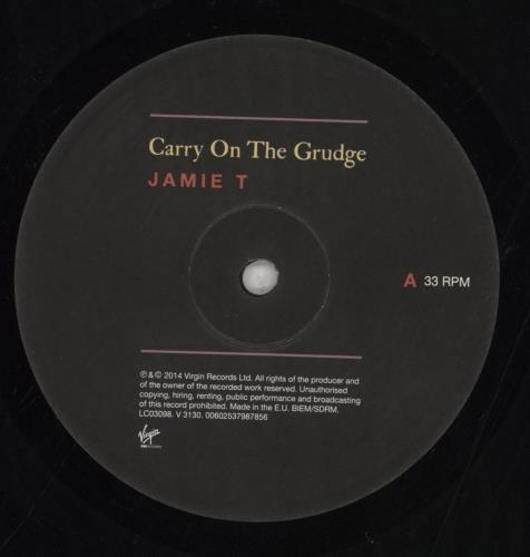 Jamie T Carry On The Grudge vinyl LP album (LP record) UK JE6LPCA797491