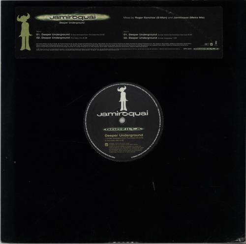 Jamiroquai Deeper Underground 12" vinyl single (12 inch record / Maxi-single) UK JMQ12DE118035