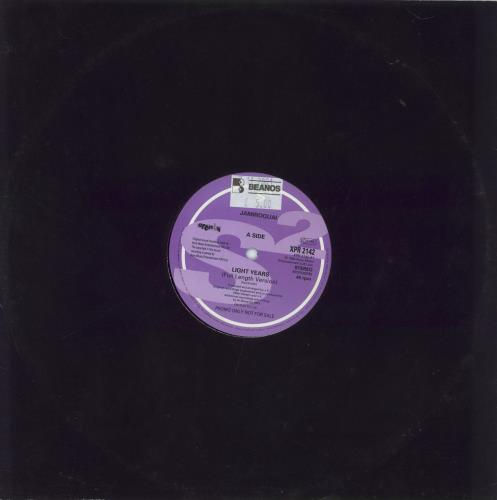 Jamiroquai Light Years 12" vinyl single (12 inch record / Maxi-single) UK JMQ12LI88034