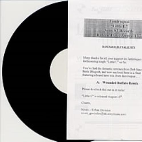 Jamiroquai Little L - White label 12" vinyl single (12 inch record / Maxi-single) UK JMQ12LI193841