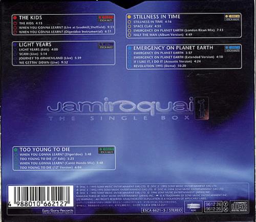 Jamiroquai The Single Box CD Single Box Set Japanese JMQCXTH365339