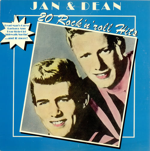 Jan & Dean 20 Rock 'N' Roll Hits vinyl LP album (LP record) Swedish JDELPRO487466