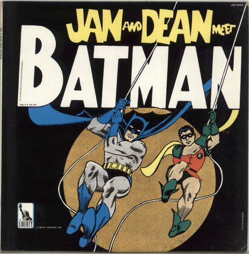 Jan & Dean Jan And Dean Meet Batman - 1st vinyl LP album (LP record) US JDELPJA697685