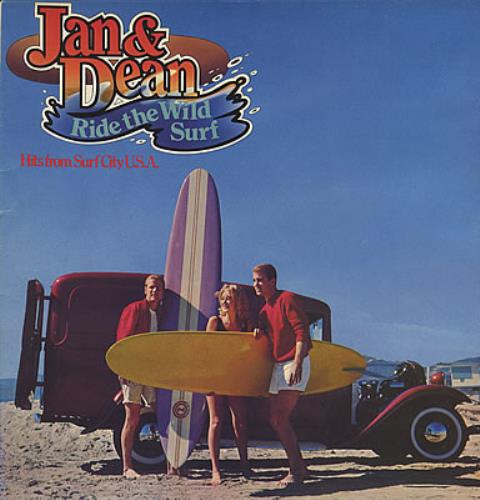 Jan & Dean Ride The Wild Surf vinyl LP album (LP record) UK JDELPRI374007