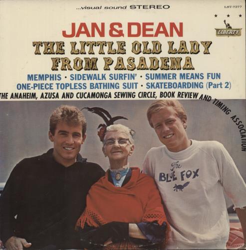 Jan & Dean The Little Old Lady From Pasadena vinyl LP album (LP record) US JDELPTH873054