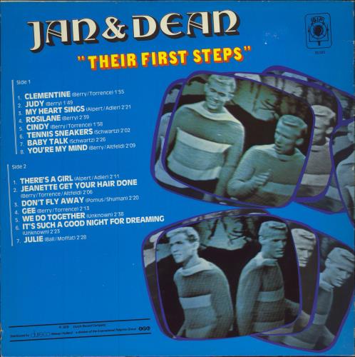 Jan & Dean Their First Steps vinyl LP album (LP record) Dutch JDELPTH786135