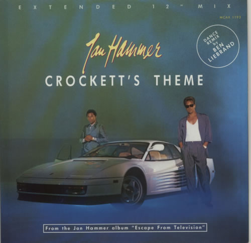 Jan Hammer Crockett's Theme 12" vinyl single (12 inch record / Maxi-single) UK JNH12CR49808