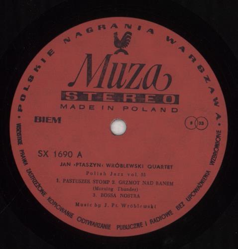 Jan Ptaszyn Wr�blewski Flyin' Lady vinyl LP album (LP record) Polish 8PNLPFL855280