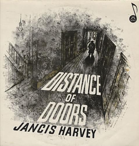 Jancis Harvey Distance Of Doors - Autographed vinyl LP album (LP record) UK JCILPDI306025
