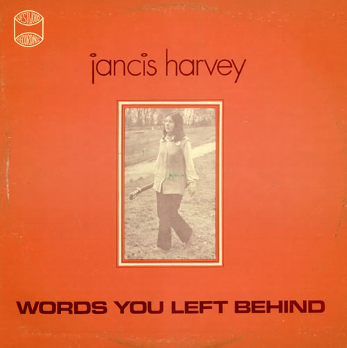 Jancis Harvey Words You Left Behind vinyl LP album (LP record) UK JCILPWO480932