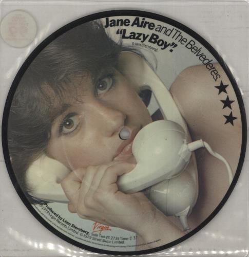 Jane Aire & The Belvederes Call Me Every Night - Sticker 7" vinyl picture disc (7 inch picture disc single) UK JN-7PCA864524