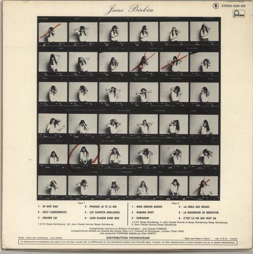 Jane Birkin Di Doo Dah vinyl LP album (LP record) French JBILPDI696637