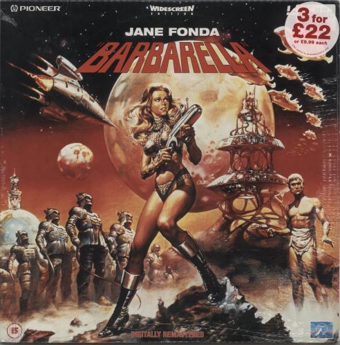 Jane Fonda Barbarella - Sealed laserdisc / lazerdisc European J53LZBA875809
