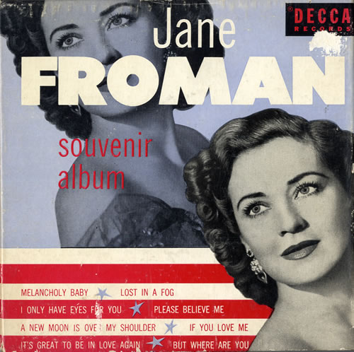 Jane Froman Souvenir Album 7" single box set US JF57XSO551276