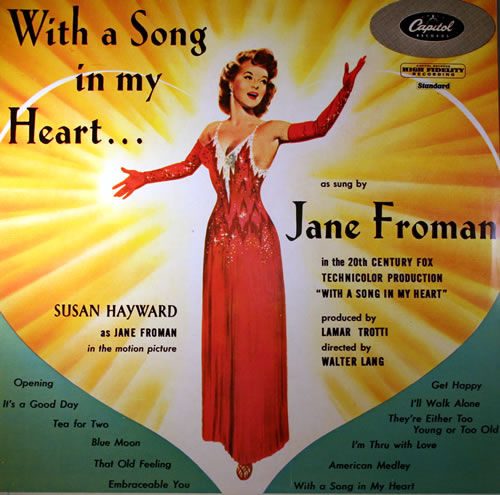 Jane Froman With A Song In My Heart vinyl LP album (LP record) Dutch JF5LPWI563415