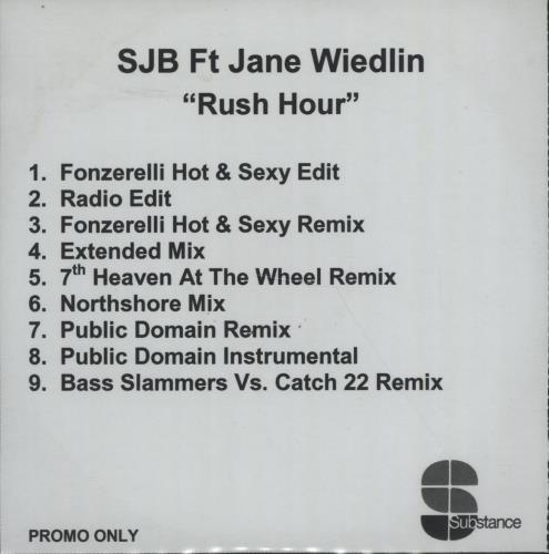 Jane Wiedlin Rush Hour CD-R acetate UK WIECRRU673796