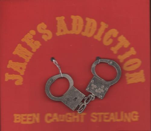 Janes Addiction Been Caught Stealing + Handcuffs CD single (CD5 / 5") US JANC5BE31187
