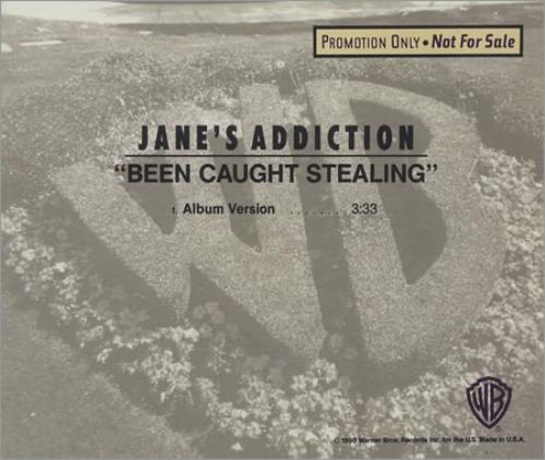 Janes Addiction Been Caught Stealing CD single (CD5 / 5") US JANC5BE27132