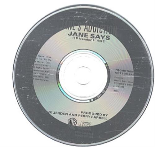 Janes Addiction Jane Says CD single (CD5 / 5") US JANC5JA140166