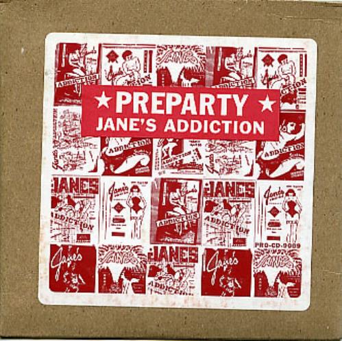 Janes Addiction Preparty CD single (CD5 / 5") US JANC5PR100678
