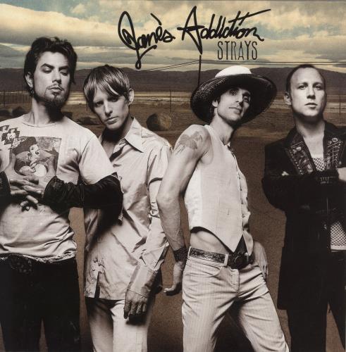 Janes Addiction Strays vinyl LP album (LP record) UK JANLPST251874