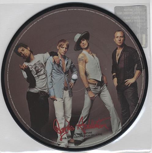 Janes Addiction True Nature 7" vinyl picture disc (7 inch picture disc single) UK JAN7PTR261412