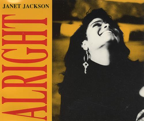 Janet Jackson Alright CD single (CD5 / 5") US J-JC5AL04433