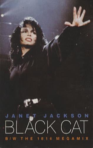 Janet Jackson Black Cat cassette single UK J-JCSBL333599