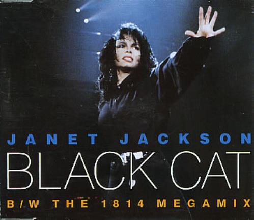 Janet Jackson Black Cat CD single (CD5 / 5") UK J-JC5BL43011
