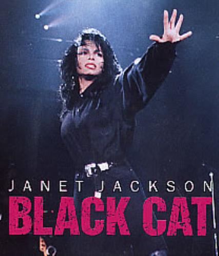 Janet Jackson Black Cat CD single (CD5 / 5") US J-JC5BL43015