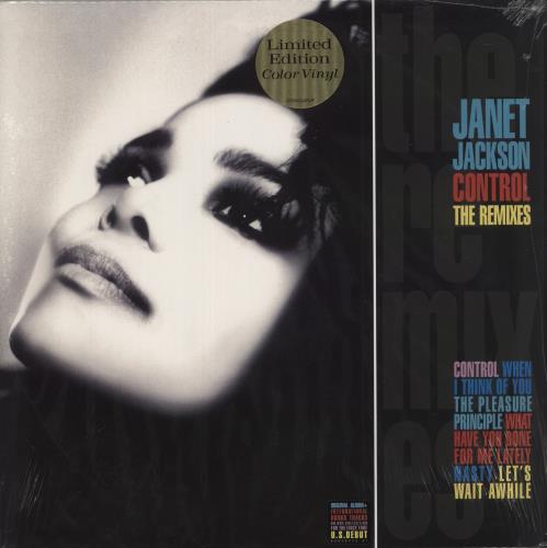 Janet Jackson Control: The Remixes 2-LP vinyl record set (Double LP Album) US J-J2LCO881222