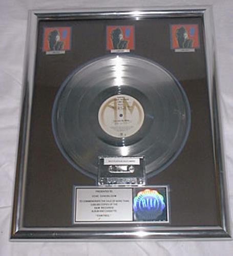 Janet Jackson Control award disc US J-JAWCO203277