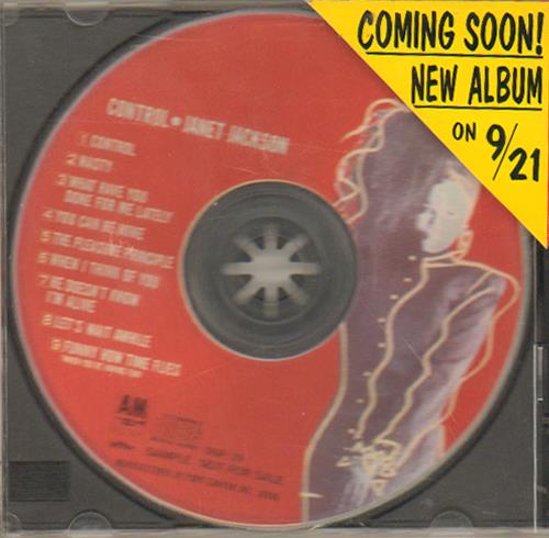 Janet Jackson Control CD album (CDLP) Japanese J-JCDCO280363