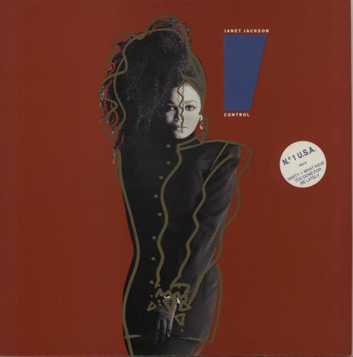 Janet Jackson Control vinyl LP album (LP record) Portuguese J-JLPCO643830