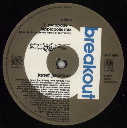 Janet Jackson Escapade - Remix 12" vinyl single (12 inch record / Maxi-single) UK J-J12ES12324