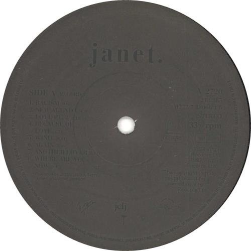 Janet Jackson Janet 2-LP vinyl record set (Double LP Album) UK J-J2LJA234657